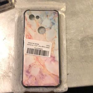 Google Pixel 3a phone case brand new/ pink Marble